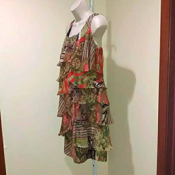 RB COLLECTION NEW YORK TIERED DRESS - Picture 2 of 7